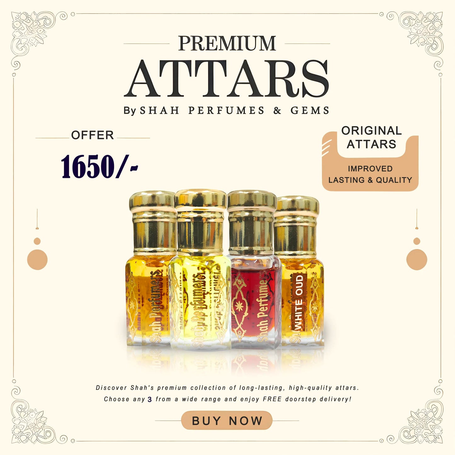Arabs Attar Pack Of 3